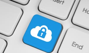 Cloud computing security concept