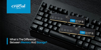 The difference between memory and storage.